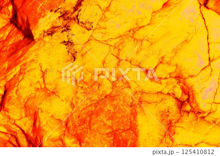 Raw surface of natural stone, textured surface background. Changed color scheme. 125410812