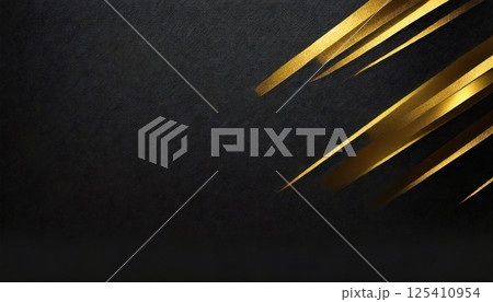 黒の装飾背景 125410954