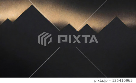 黒の装飾背景 黒の装飾背景 125410963