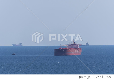 Novorossiysk, Russia 08.18.2024 large sea vessel sailing cargo transportation Black Sea, port, Krasnodar Territory, Novorossiysk Novorossiysk, Russia 08.18.2024 large sea vessel sailing cargo transportation Black Sea, port, Krasnodar Territory, Novorossiysk 125412809