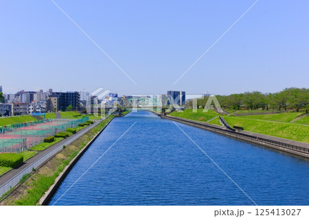 東京都北区新河岸川2025年4月 125413027