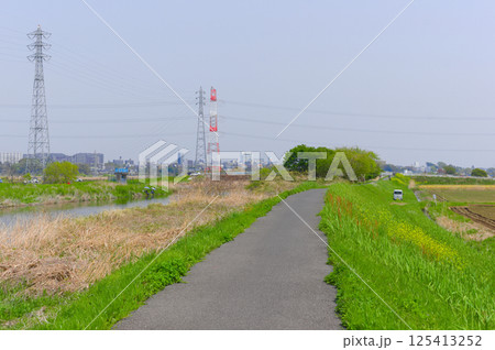 千葉県柏市大津川沿いの風景2025年4月 千葉県柏市大津川沿いの風景2025年4月 125413252