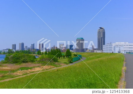 東京都足立区荒川サイクリングロード沿線2025年4月 東京都足立区荒川サイクリングロード沿線2025年4月 125413368