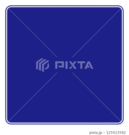 標識のテンプレート 標識のテンプレート 125413592