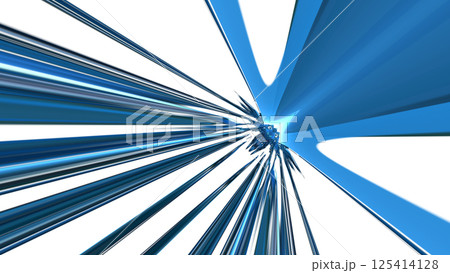 スペースワープ風のアルファ背景画像（動画もあります） 125414128