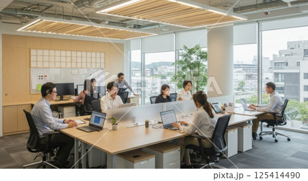 日本人ITサポートチームai生成画像） 125414490