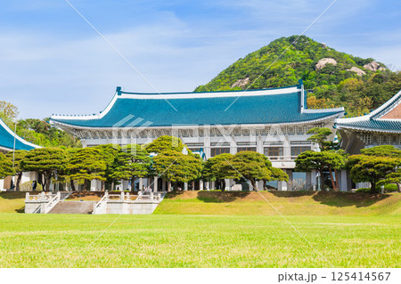 ソウル　韓国大統領府　青瓦台（チョンワデ） 125414567