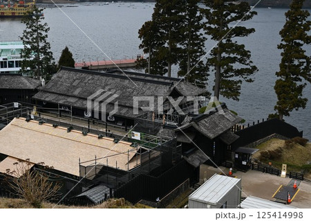 箱根関所の景色 箱根関所の景色 125414998