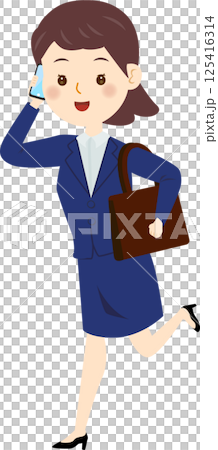Business woman calling with a smartphone Business woman calling with a smartphone 125416314
