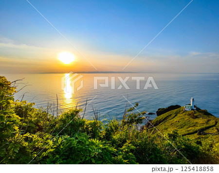 角田岬の夕暮れ 角田岬の夕暮れ 125418858