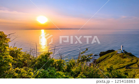 角田岬の夕暮れ 角田岬の夕暮れ 125418863