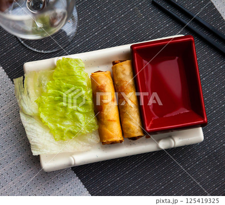 Japanese rolls Harumaki Japanese rolls Harumaki 125419325
