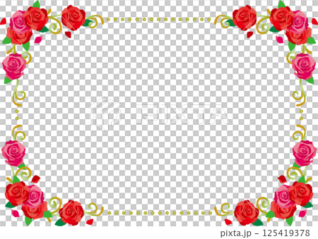 復古書法風格框架材質106<玫瑰框架2,裝飾邊框,裝飾框,花朵> 復古書法風格框架材質106<玫瑰框架2,裝飾邊框,裝飾框,花朵> 125419378