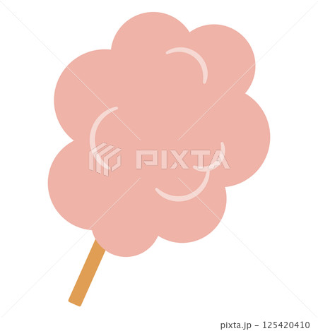 わたあめのイラスト わたあめのイラスト 125420410