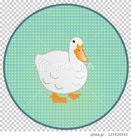 Illustration of a duck 125420543