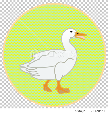 Illustration of a duck 125420544