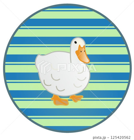アヒルのイラスト 125420562