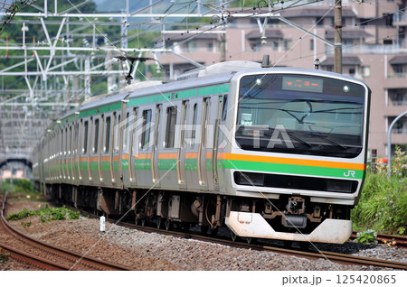 東海道本線　真鶴　JR東日本　E231系1000番台　K-12編成（国府津） 125420865
