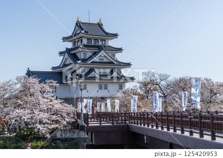 春の墨俣一夜城周辺の風景 125420953