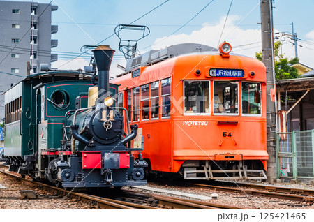 愛媛 伊予鉄道　～坊っちゃん列車と市内電車50形～ 125421465