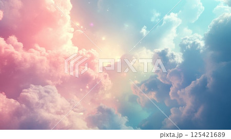 空のように軽やかなクラウドUI（ai生成画像） 125421689