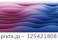 背景波状素材 波模様_柄_グラデーション 125421808