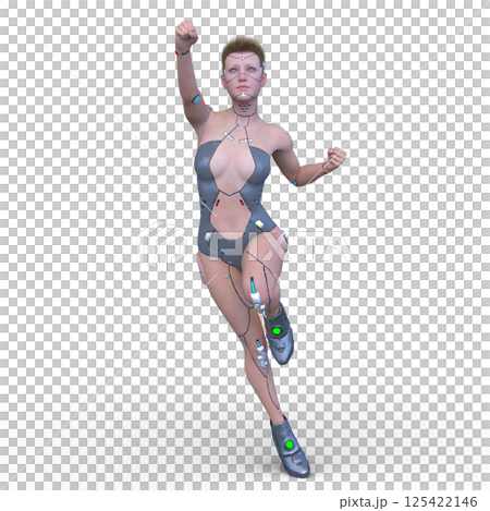 女性サイボーグ 女性サイボーグ 125422146