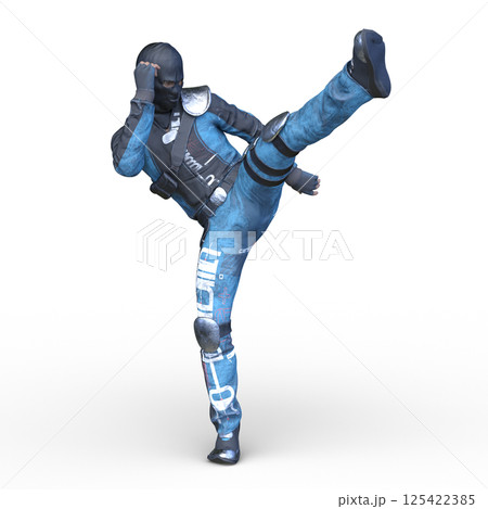 覆面をした兵士 125422385