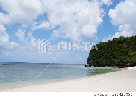 ガン・ビーチの風景　グアム 125423059