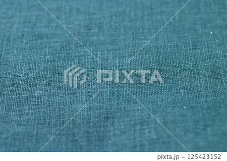 green hemp viscose natural fabric cloth color, sackcloth rough texture of textile fashion 125423152