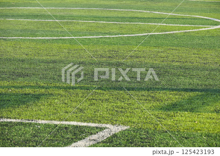 artificial green grass turf sport soccer field with black rubber granules infill artificial green grass turf sport soccer field with black rubber granules infill 125423193