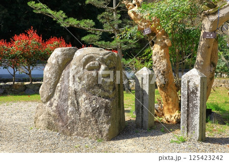 明日香村　橘寺　二面石 125423242