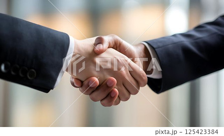 close up of business people shaking hands 125423384
