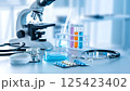 scientist with equipment laboratory for science 125423402