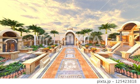 宮殿の中庭 宮殿の中庭 125423818