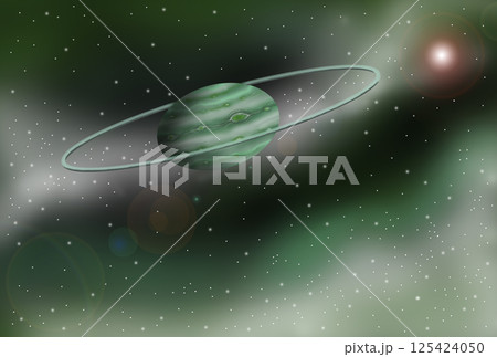 宇宙・宇宙空間 - プラネット・サテライト・天体・リング 125424050