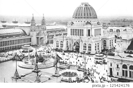 1893年　シカゴ万博　会場風景 125424176