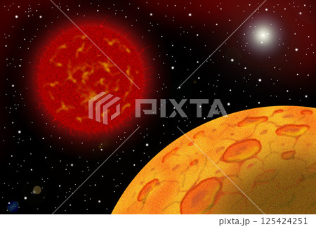 宇宙・宇宙空間 - 恒星・惑星・衛星・星空 宇宙・宇宙空間 - 恒星・惑星・衛星・星空 125424251