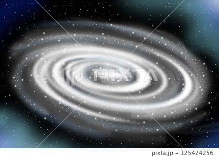 宇宙・宇宙空間 - 渦巻星雲・渦状星雲・銀河・星空 125424256