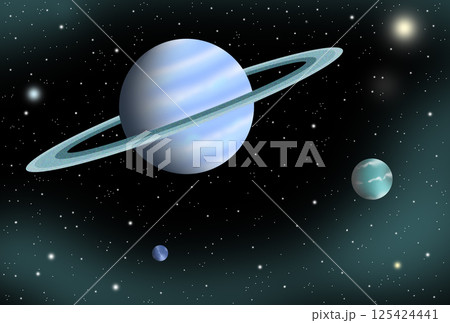 宇宙・宇宙空間 - 惑星・衛星・環・星空 宇宙・宇宙空間 - 惑星・衛星・環・星空 125424441