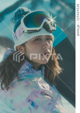 snowboarding 125424526