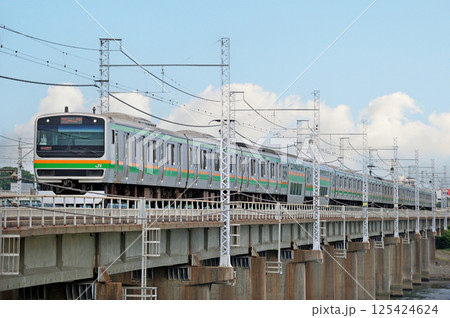 東海道本線　茅ヶ崎－平塚　JR東日本　E231系1000番台　K-33編成（国府津） 125424624