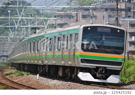 東海道本線　真鶴　JR東日本　E231系1000番台　S-10編成（国府津） 125425192