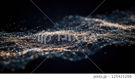 ワイド投影のデジタルインフォ画面（ai生成画像） 125425206