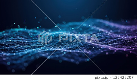 ワイド投影のデジタルインフォ画面（ai生成画像） 125425207
