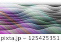 抽象背景にピンク色のグラデーションの流れるような曲線 125425351