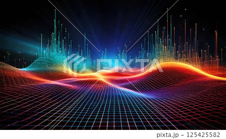 透明UIと暗背景に映えるクリーンHUD(ai生成画像) 透明UIと暗背景に映えるクリーンHUD(ai生成画像) 125425582