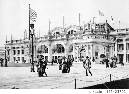 1893年 シカゴ万博 会場風景の写真素材 [125425791] - PIXTA
