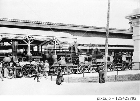 1893年　シカゴ万博　列車 125425792