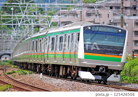 東海道本線 真鶴 JR東日本 E233系3000番台 E56編成(国府津) 東海道本線 真鶴 JR東日本 E233系3000番台 E56編成(国府津) 125426508